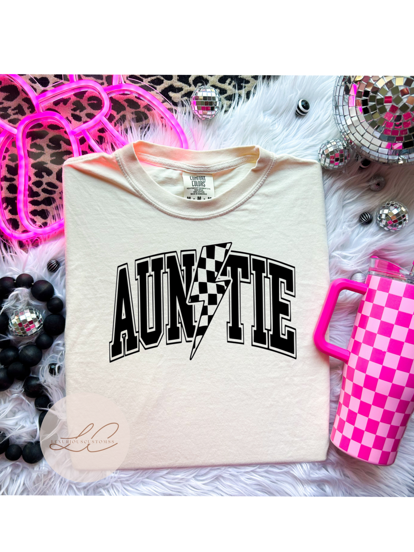 Checkered Auntie Shirt