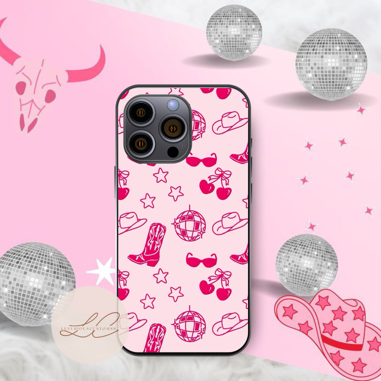 Pink Western Phone Case