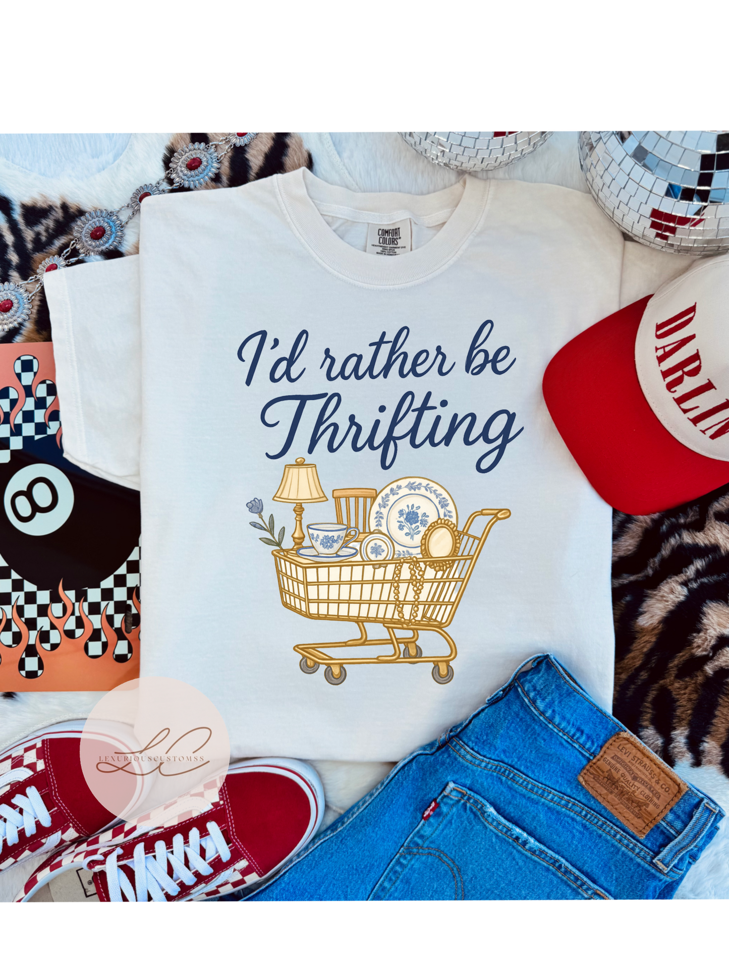 I’d rather be thrifting shirt