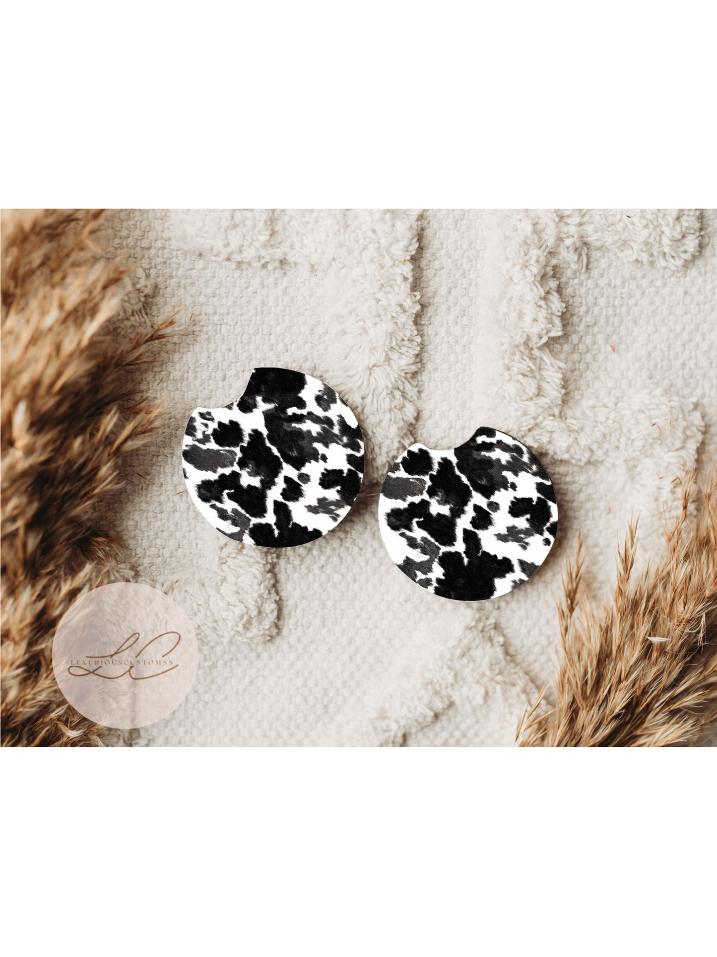 Cowprint Coasters