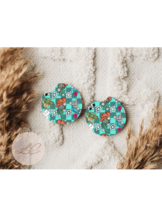 Blue Wild Western Coasters