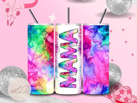 Mama Watercolor Tumbler