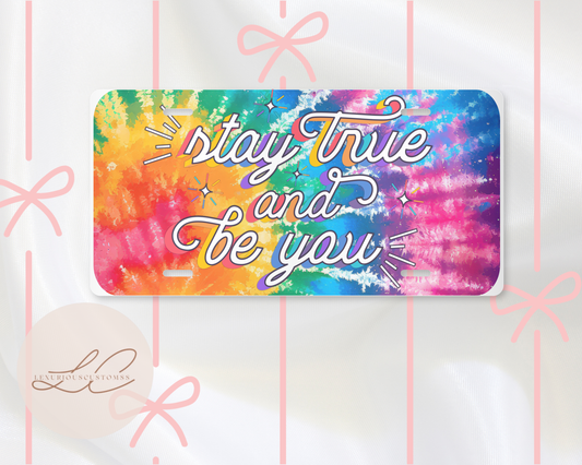Stay True Plate