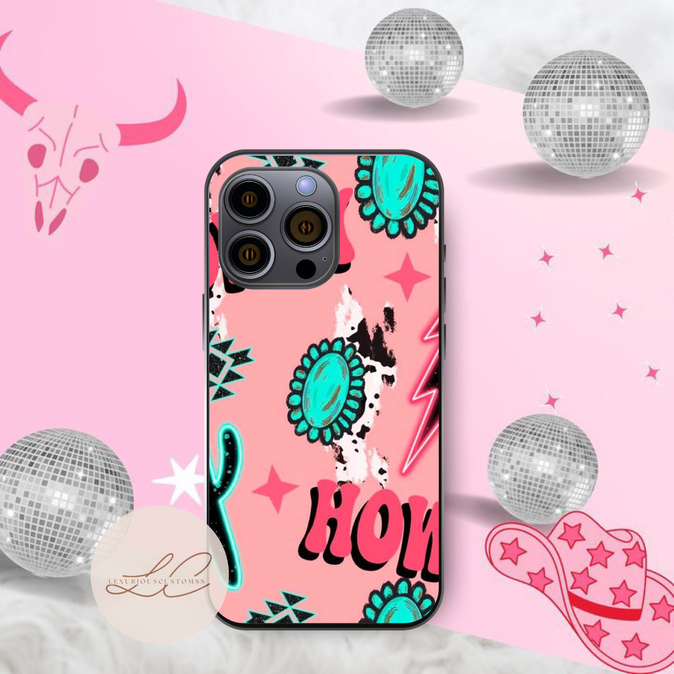 Pink Howdy Phone Case