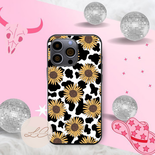 Sunflower W/ Cowprint case