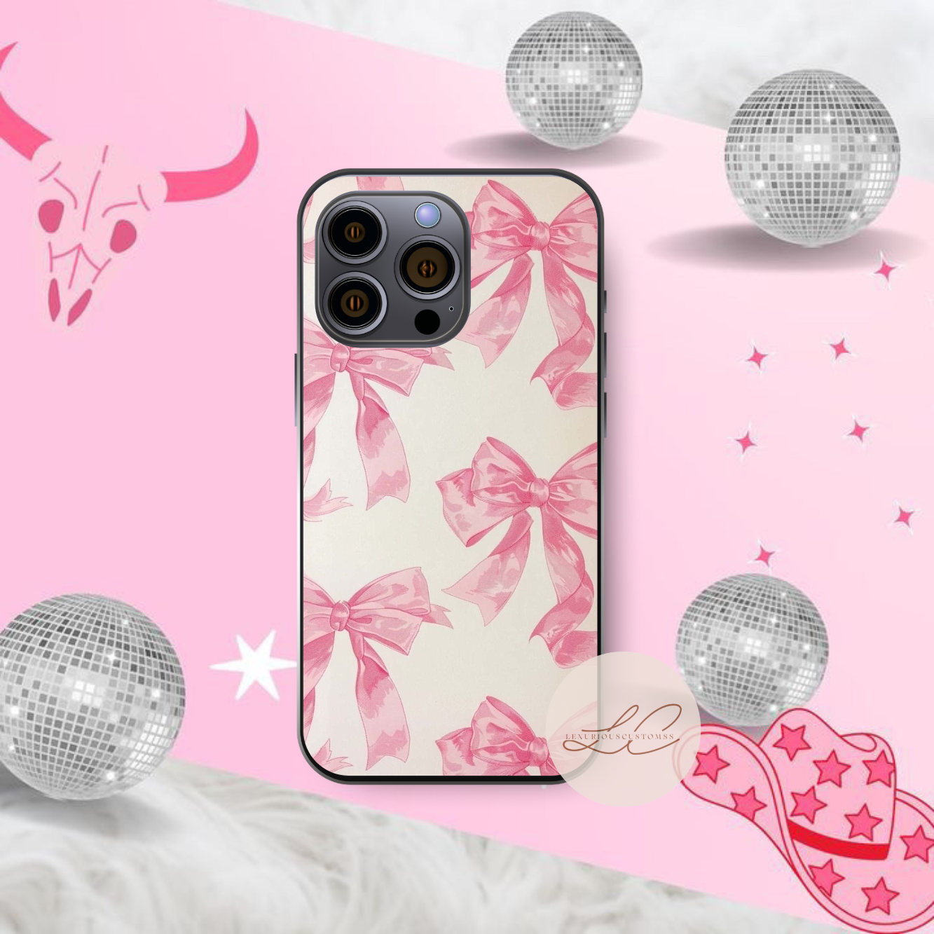 Pink Bow Case