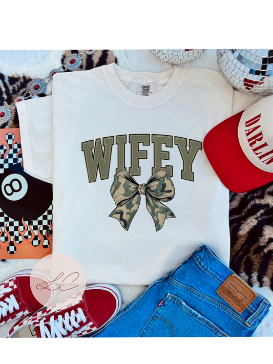 Camo Bow Wifey